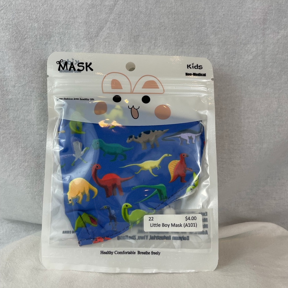 Little Boy’s Cloth Mask With Adjustable Ear Strap